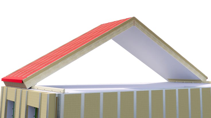 illustration rockzero builiding step 7, rockzero bausystem, schematische darstellung gebäudeaufbau step 7