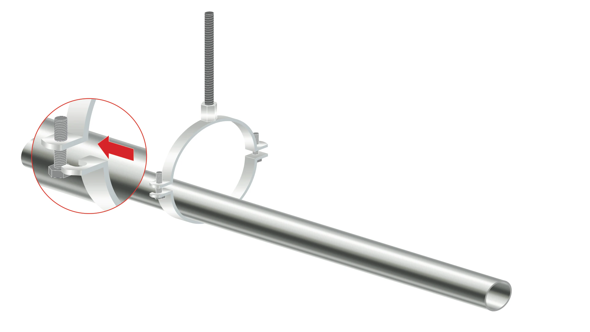 illustration, hvac, teclit hanger, step 1/6, germany