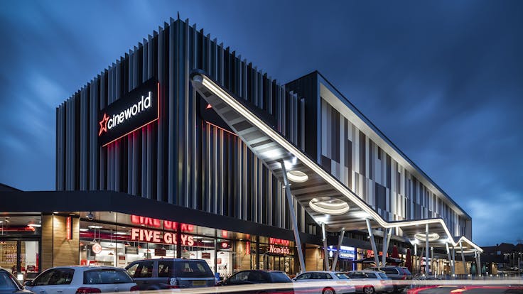 CineWorld with Rockpanel Chameleon and Rockpanel Colours in Whiteley, United Kingdom