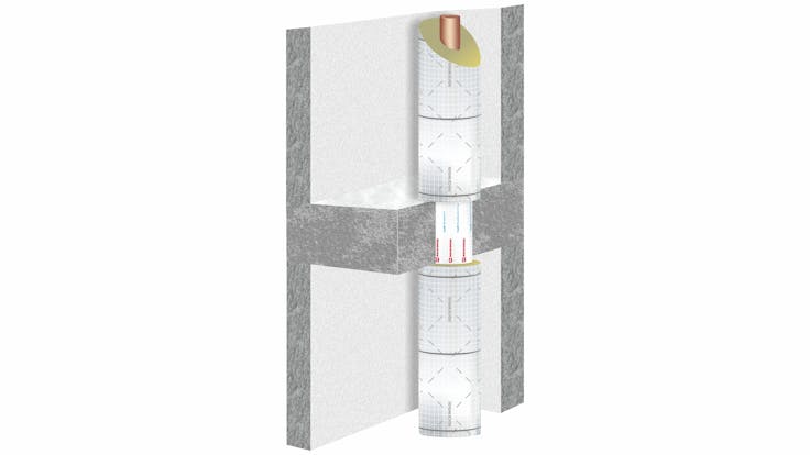 illustration, construction, ceiling, pipe, conlit 150 u, hvac, pm helfer kompakt, germany
