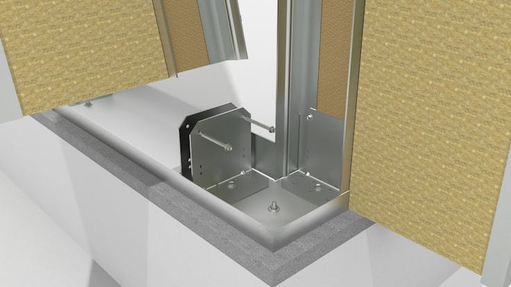 illustration rockzero builiding step 1 , rockzero bausystem, schematische darstellung gebäudeaufbau step 1