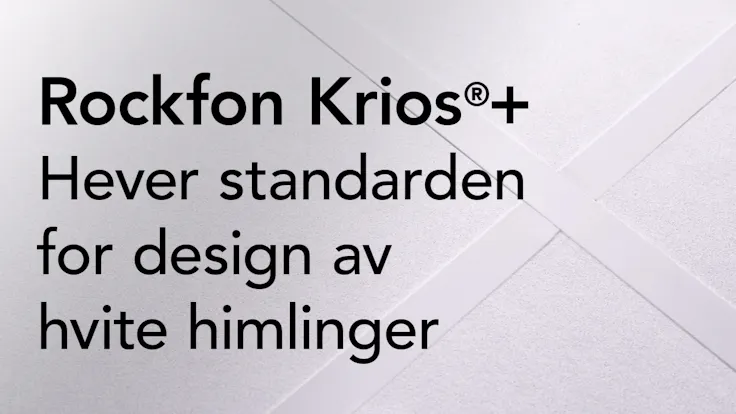 NO, Rockfon Krios+, Youtube Thumbnail