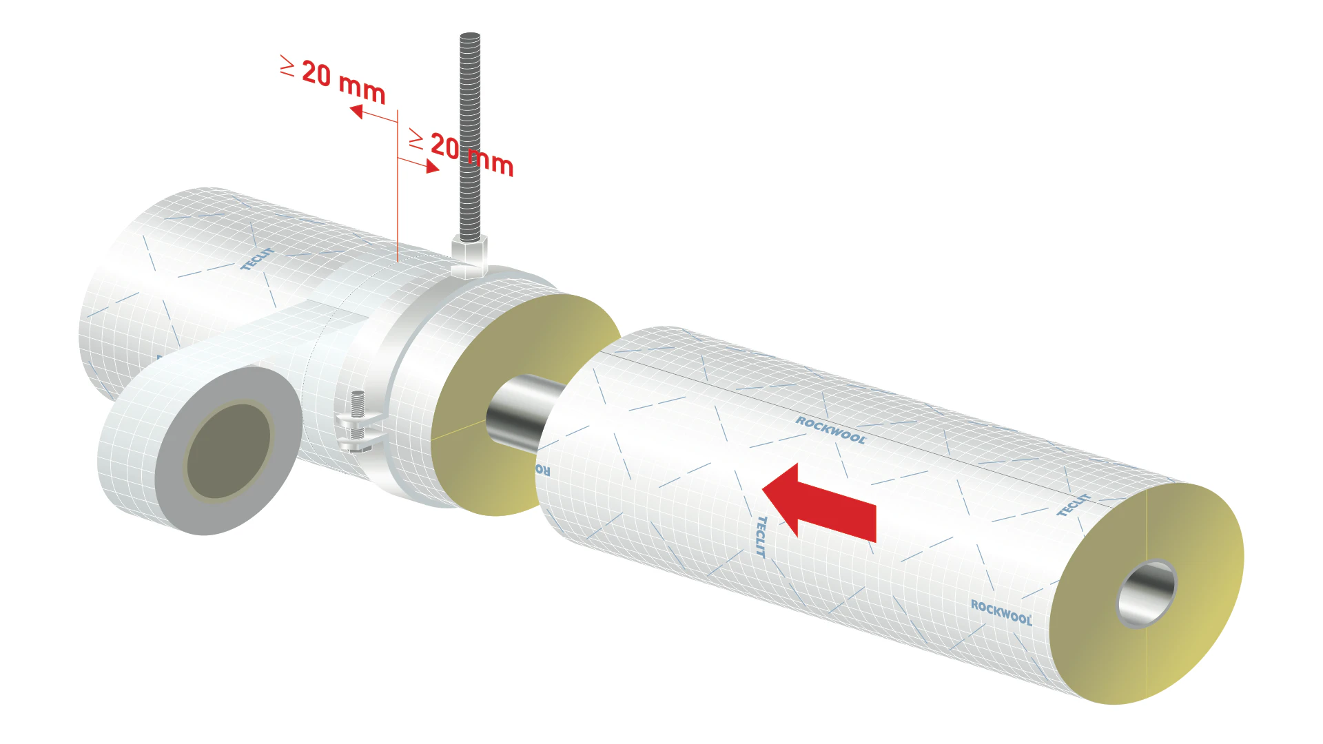 illustration, hvac, teclit hanger, step 5/6, germany