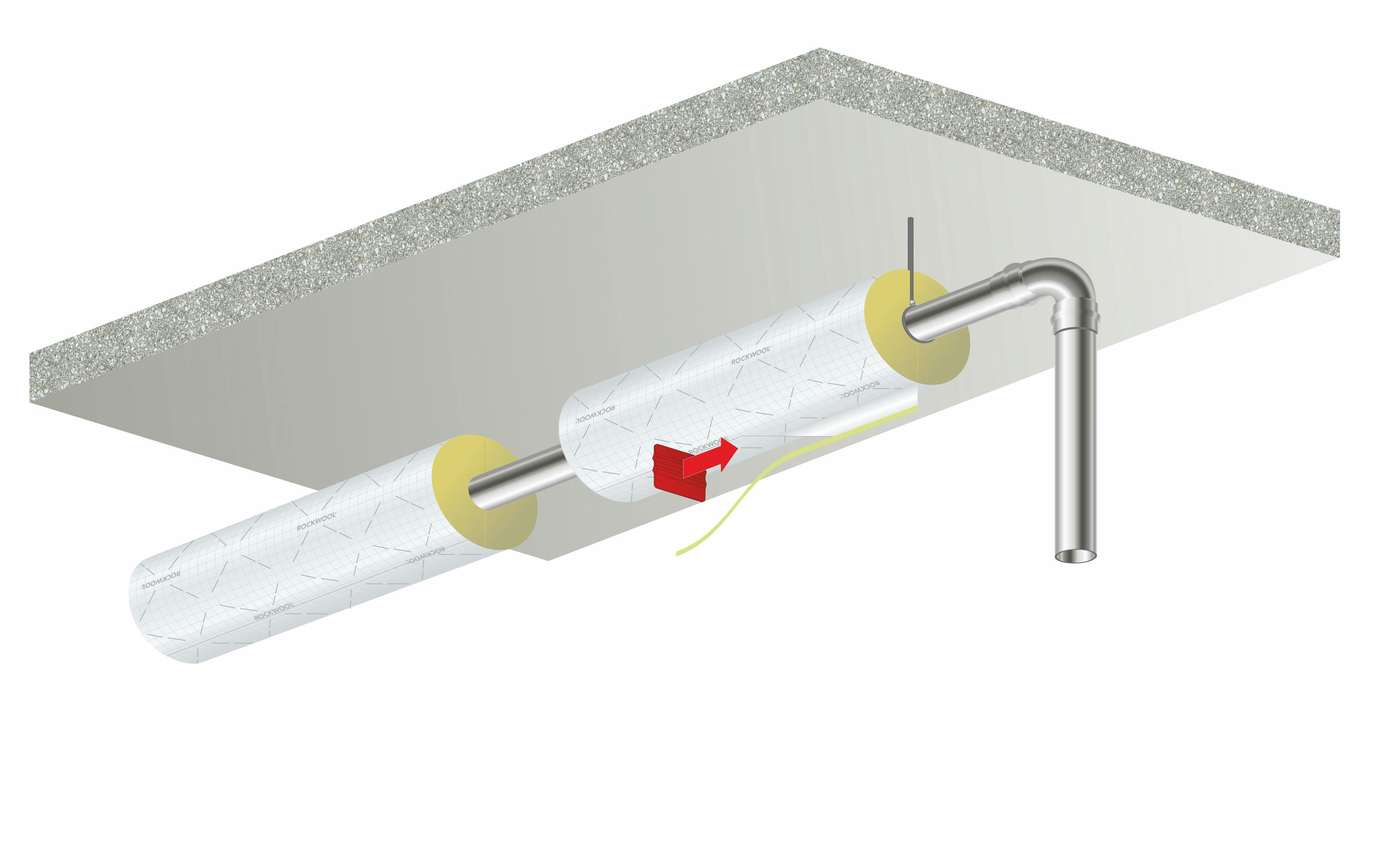 rockwool 800, pipe section, hvac verarbeitungsschritte, slider 3, germany