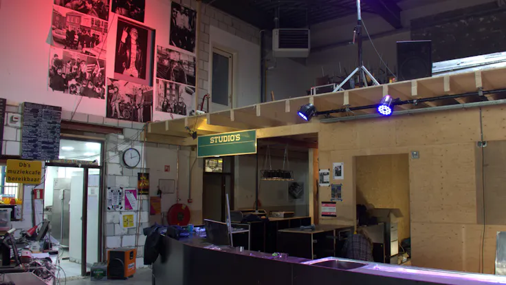 Music studio's a combination of building systems.
