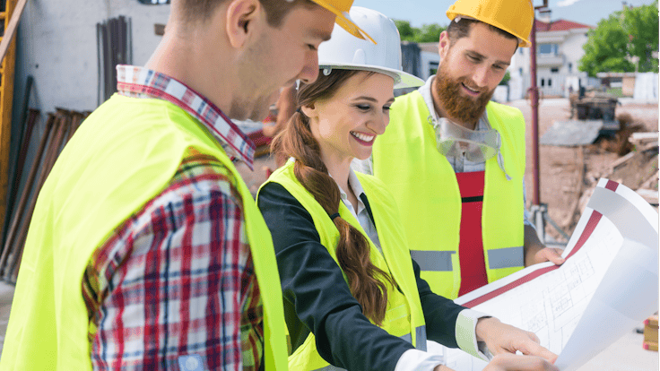 Construction, Engineer, People, Wokers