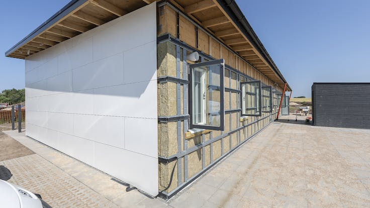 Rockzero, Nybyggeri, Kirke Stillinge, prefab, Rockpanel