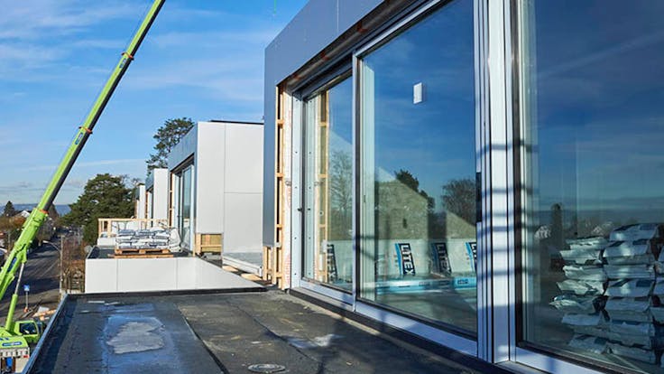 Reference case, Norway, Oslo, Sæter Terrasse, REDAir FLEX, facade, apartments