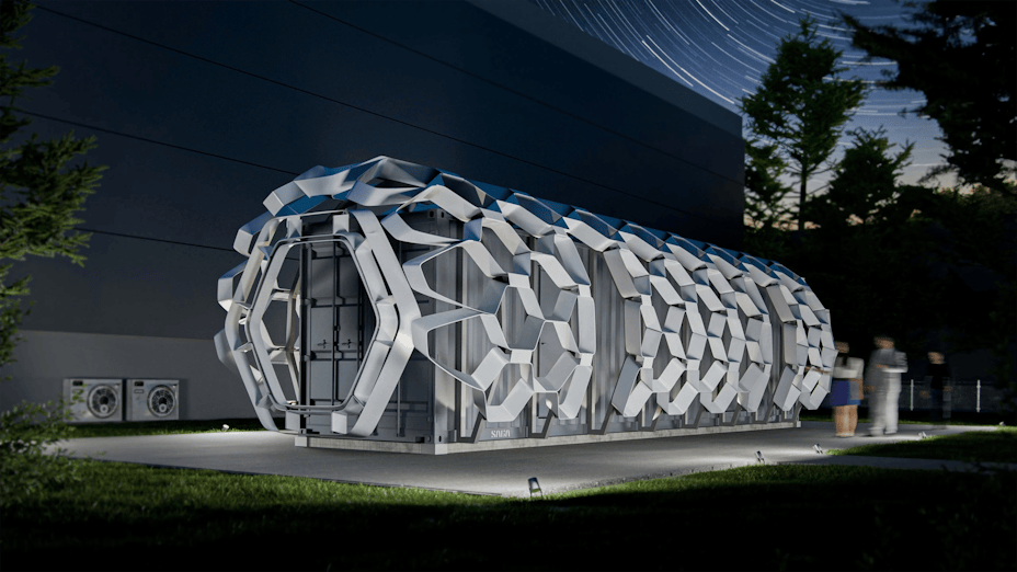 1. Lunar habitat used to train astronauts for lunar missions at the LUNA facility in Cologne.