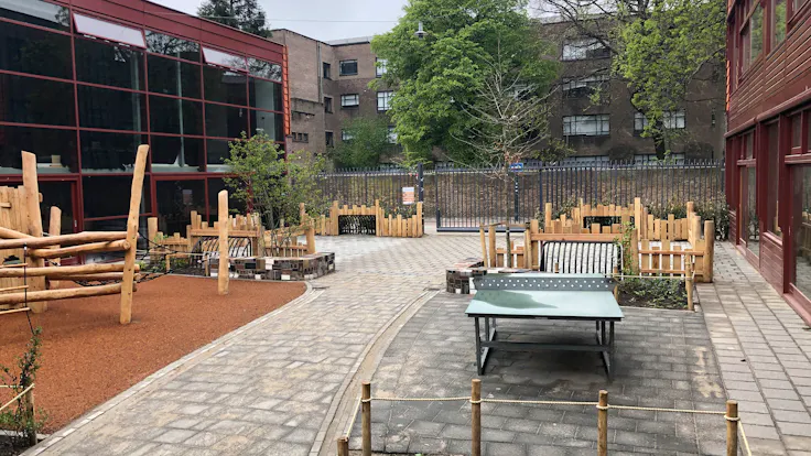 rockflow water management den haag paschalis school before after buffer infiltration project