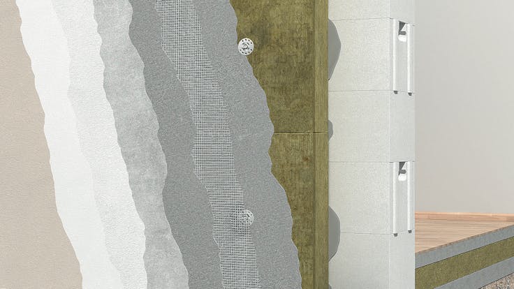 Ecorock, FRONTROCK, ETICS, step 8