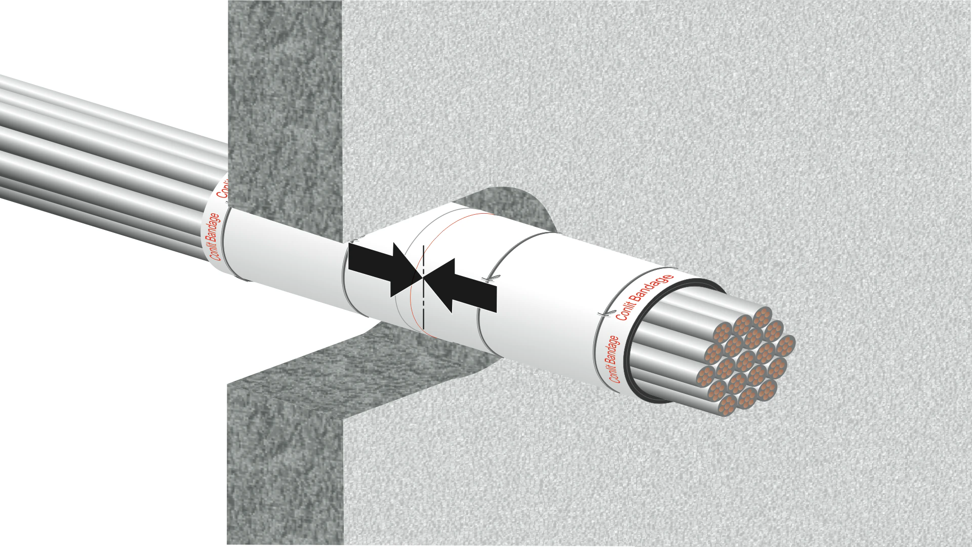 illustration, hvac, conlit bandage, step 4/5,germany