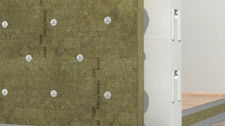 Ecorock, FRONTROCK, ETICS, step 3