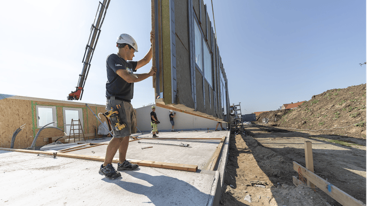 Rockzero, Nybyggeri, Kirke Stillinge, prefab