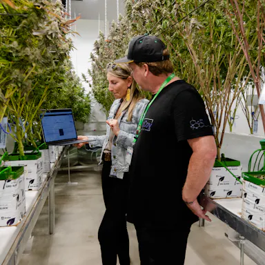 Marielle & Chad using e-Gro