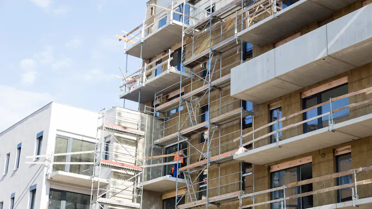 ETICS, facade, multi unit house, insulation