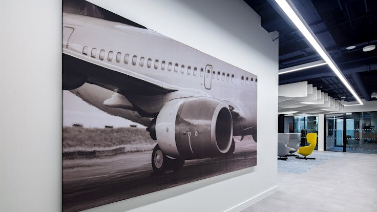 Open Plan Office in ACS Dublin in Dublin Ireland with Rockfon Canva