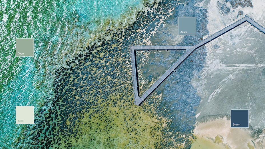 Colours of Wellbeing swatches