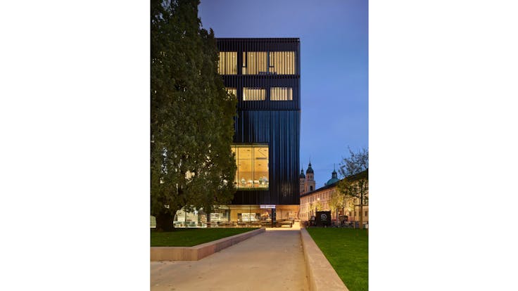reference, house of music innsbruck, haus der musik innsbruck, external wall, ventilated facade, austria