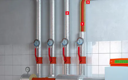 Izolacja rur otuliną z wełny skalnej HEATROCK | ROCKWOOL