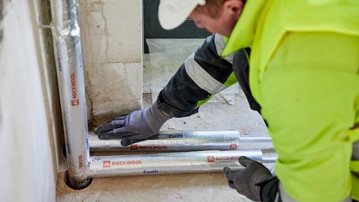 renovation, office, office building, gladbeck, gebäude 2, Renovation ROCKWOOL office building Gladbeck, Conlit, installation, Germany