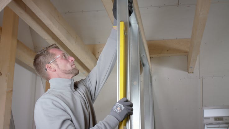 partition wall, inner wall, installation, trennwand, innenausbau, sonorock, germany