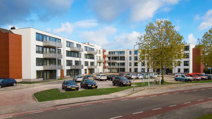 Apartment complex ‘‘t Bakenshof’ in Horst, The Netherlands