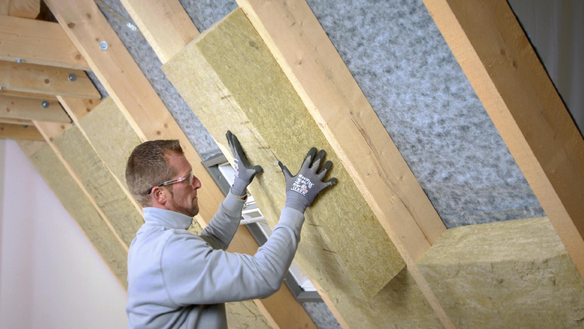 Verarbeitungsschritte, Step 12, installation, installation guide, guide, roof, pitched roof, dachausbau, gesamt, zwischensparrendämmung, luftdichtsystem, untersparrendämmung, klemmrock, germany