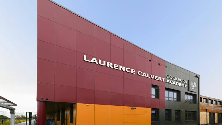 Rockpanel Case Study United Kingdom Cockburn Laurence Calvert Academy Rockpanel Colours