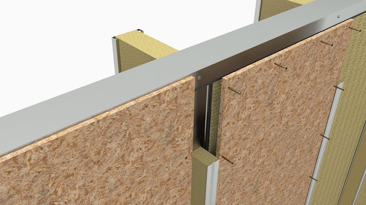 illustration rockzero builiding step 3, rockzero bausystem, schematische darstellung gebäudeaufbau step 3