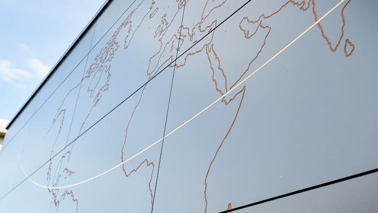 The Christophorus school in Mülheim-Kärlich (Germany) with (engraved) Rockpanel Metallics and Rockpanel Colours exterior cladding boards