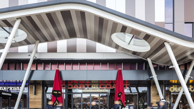 CineWorld with Rockpanel Chameleon and Rockpanel Colours in Whiteley, United Kingdom