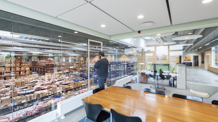 DK, Aars, Kimbrer Group, Renovation, Office, Rockfon Eclipse, Square, A edge, white