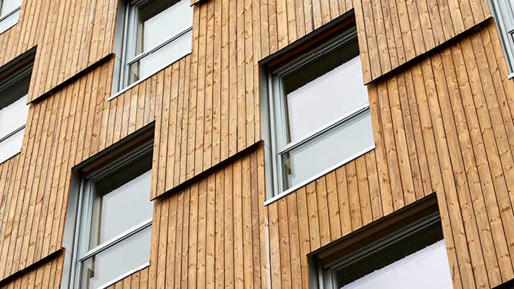 Reference case, Norway, Trondheim, Moholt 50/50, climate action, massive wood, REDAir FLEX, apartments
