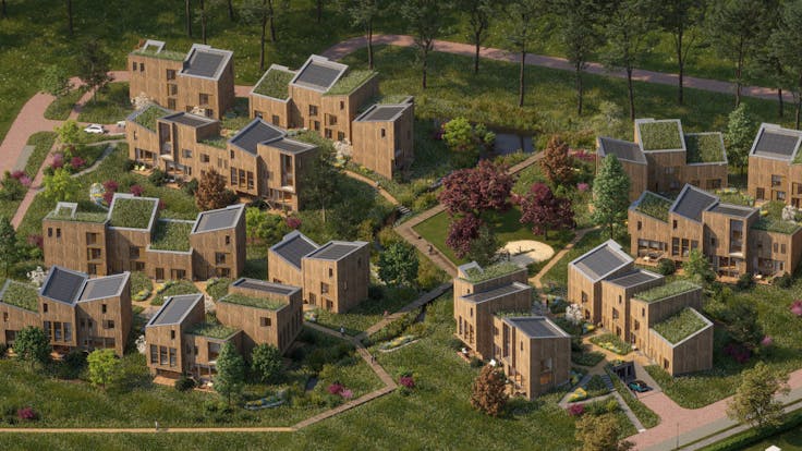 referenceproject bosvallei, bosvallei, bosvallei eindhoven, nieuwbouwproject bosvallei, nieuwbouwproject in eindhoven, referenceproject, new construction project in eindhoven, gevel, facade, rockvent base black, netherlands, nl, rw-bnl