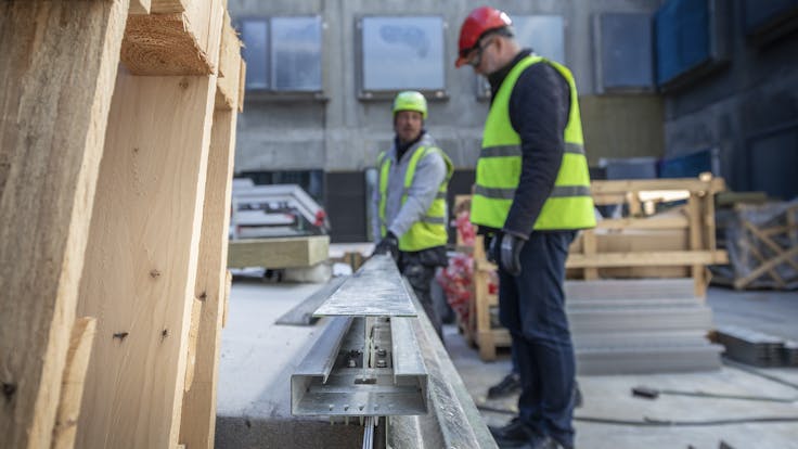 Reference case, Kay Fiskers Plads, REDAir, building site, GBI, facade, office building, construction, T piece, multi