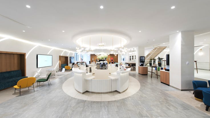 FR, Headquarters L'Oréal Paris, 92300 Levallois-Perret (Paris), Office, Rockfon Mono Acoustic, TE edge, White, Open Plan Office