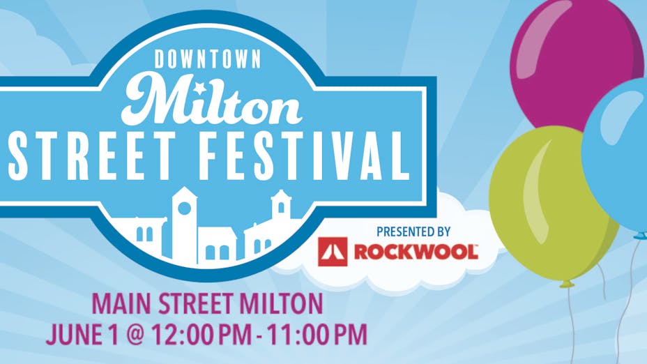 ROCKWOOL is proud to support our local communities with arts and culture events such as the Downtown Milton Street Festival