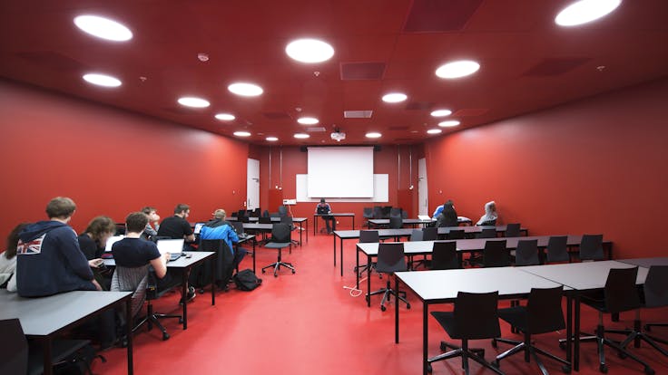 SDU Det Teknologiske fakultet,DK,Odense,C. F. Møller A/S,Bygningsstyrelsen,Svend Christensen,ROCKFON Color All,X-edge,600x600,white