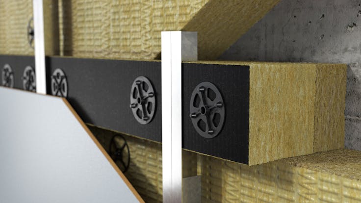 product, system, wall, facade, ventilated facade, fixrock bwm brandriegel kit, germany