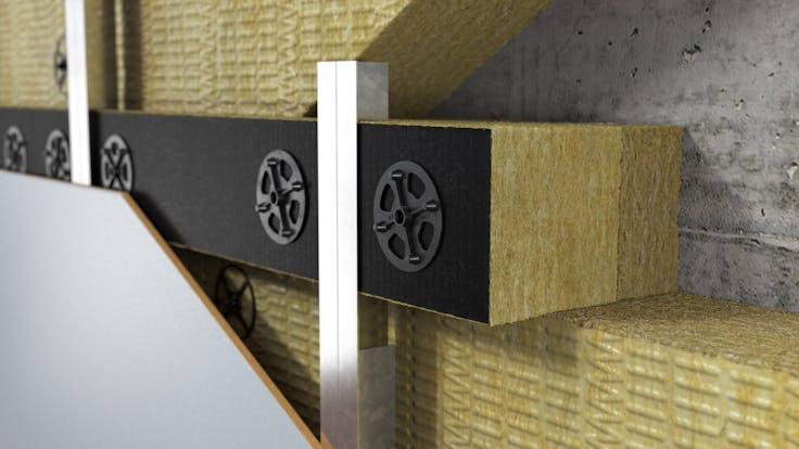 product, system, wall, facade, ventilated facade, fixrock bwm brandriegel kit, germany