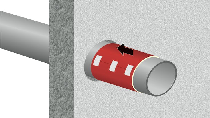 illustration, hvac, conlit brandschutzmanschette, germany, steps