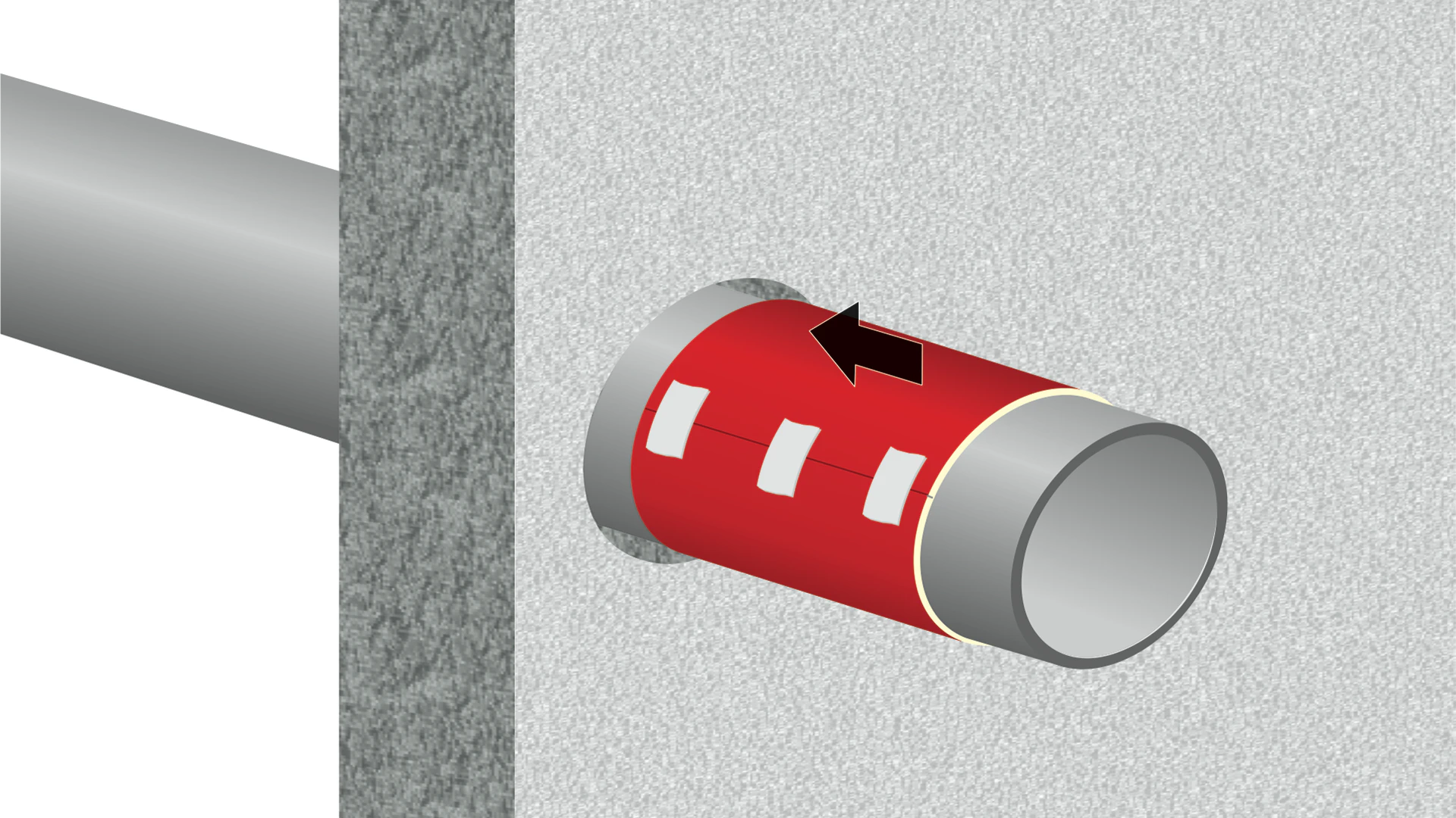 illustration, hvac, conlit brandschutzmanschette, germany, steps