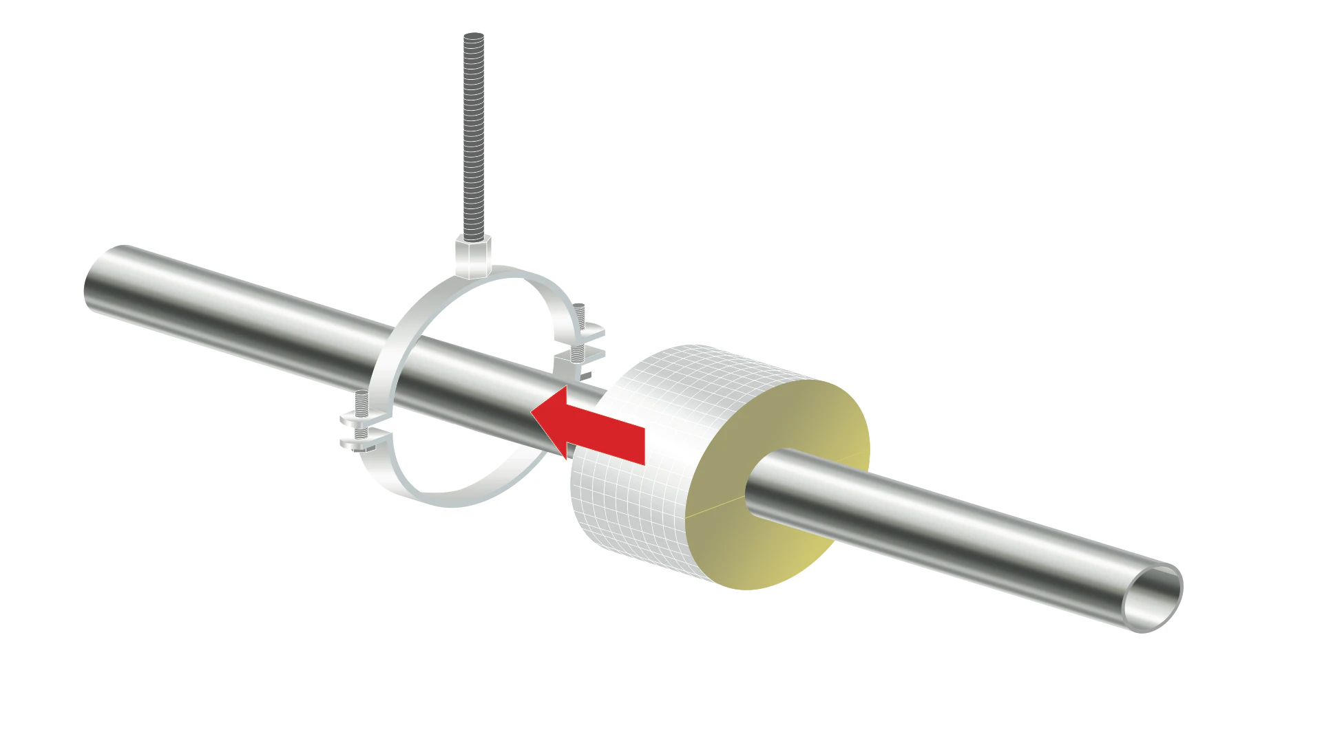 illustration, hvac, teclit hanger, step 3/6, germany