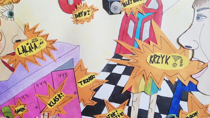 Article illustration, Poland, school campaign, children drawings, polish campaign