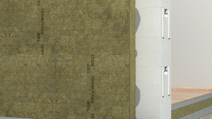 Ecorock, FRONTROCK, ETICS, step 2