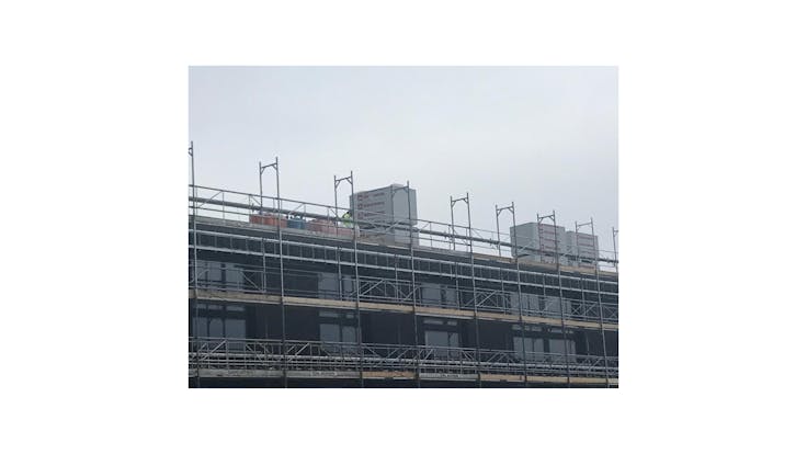 reference, villa blanka, tourism school tyrol, flat roof, construction site, innsbruck, austria