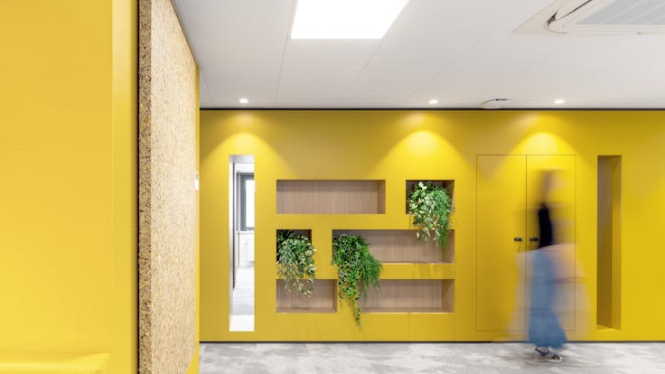 Open Plan Office in Rockfon Office Roermond in Roermond Netherlands with Rockfon Blanka X-Edge