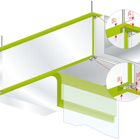 drawing, zeichnung, teclit lm cold ef, ventilation duct, lüftungsleitung, germany