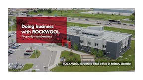JPG - doing business with ROCKWOOL images - vendors and suppliers supporting our day-to-day operations at the office and manufacturing facilities in North America - property maintenance office